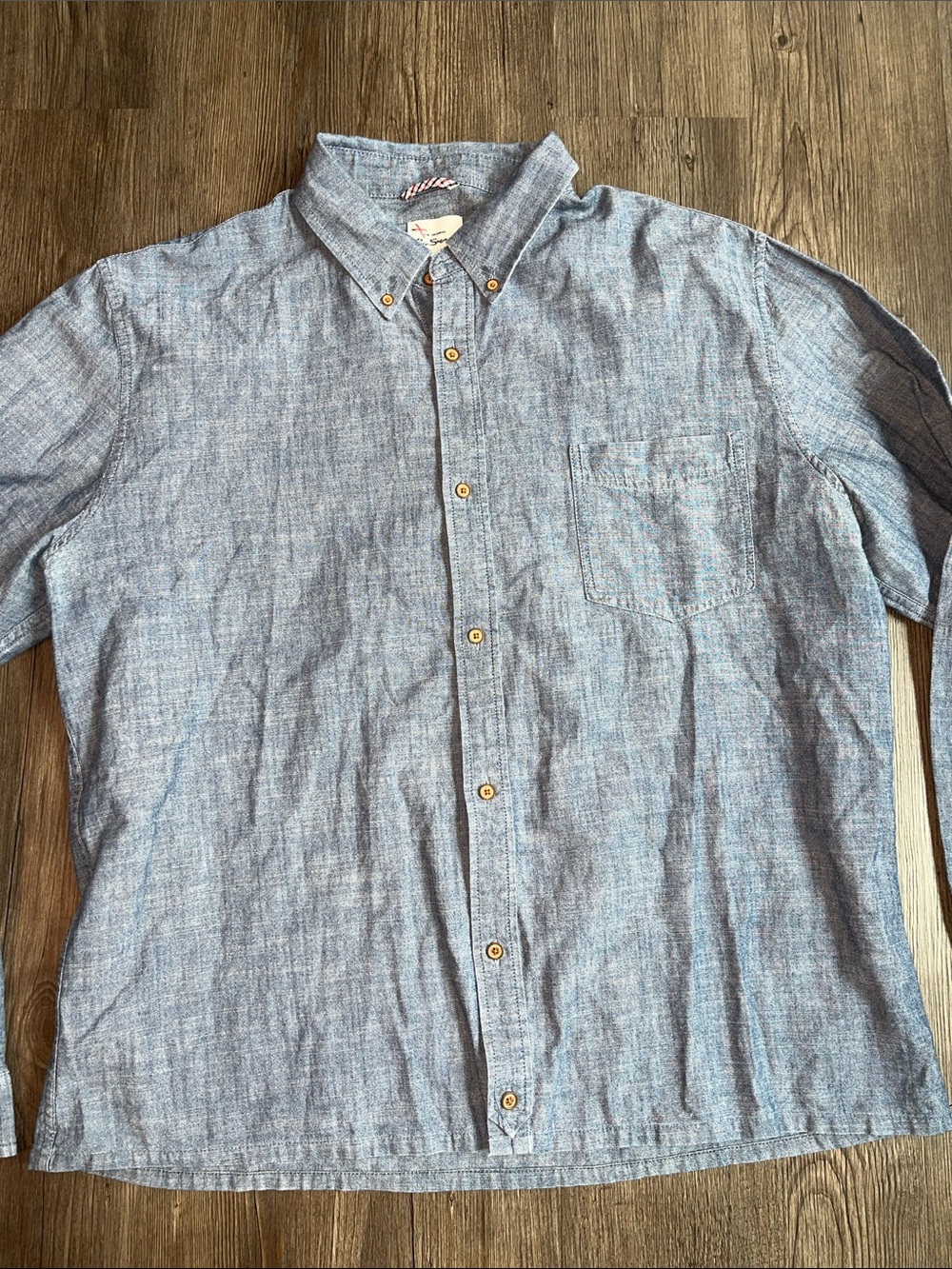 BEN SHERMAN Chambray Button-Down Shirt